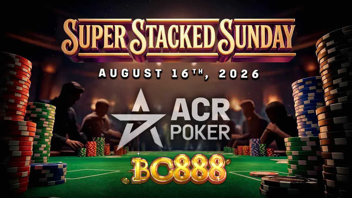 Digital na representasyon ng isang poker tournament lobby na may temang retro arcade.