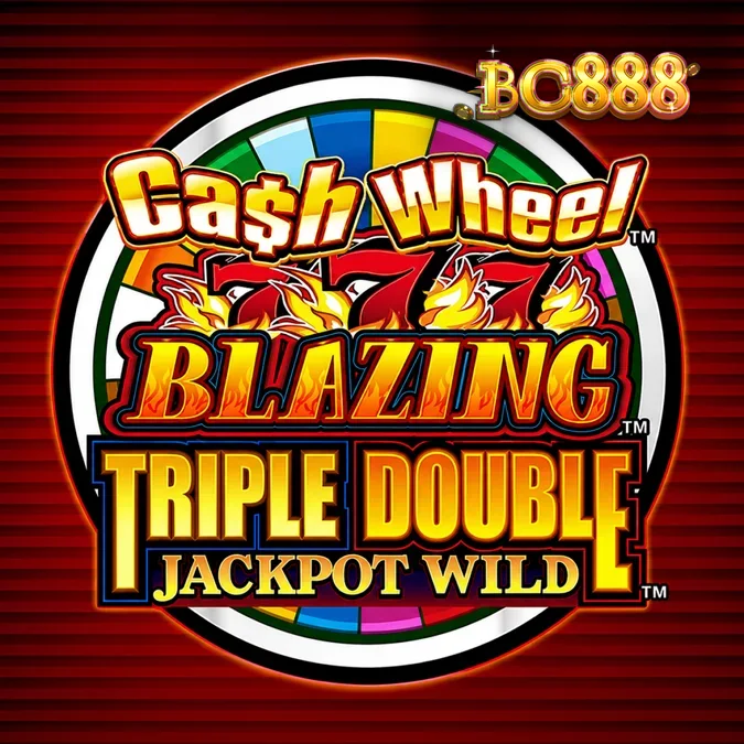 Cash Wheel Blazing 777 Triple Double Jackpot Wild slot machine interface